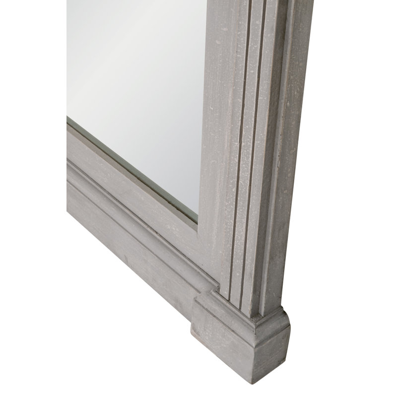 One Allium Way® Montsoreau Rectangle Wood Floor Mirror & Reviews Wayfair